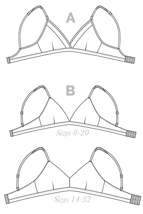 Céline Bralette Pattern .